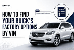 How to Find Your Buick’s Factory Options by VIN