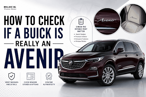 How to Check if a Buick Is Really an Avenir