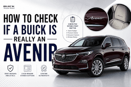 How to Check if a Buick Is Really an Avenir With the VIN