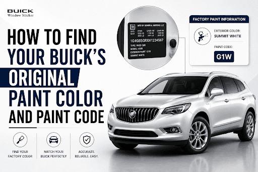 How to Find Your Buick’s Original Paint Color and Paint Code