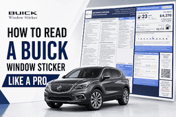 How to Read a Buick Window Sticker Like a Pro?